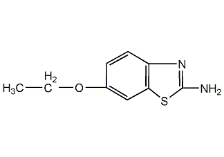 2-氨基-6-乙氧基并噻唑結構式