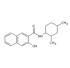 2',4'-二甲基-2-羥基-3-萘酚結構式